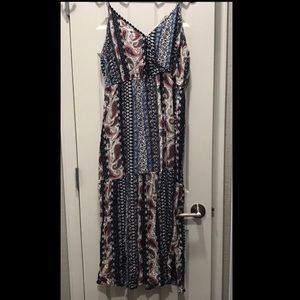 Plus Multi-color Maxi Dress SZ 2X